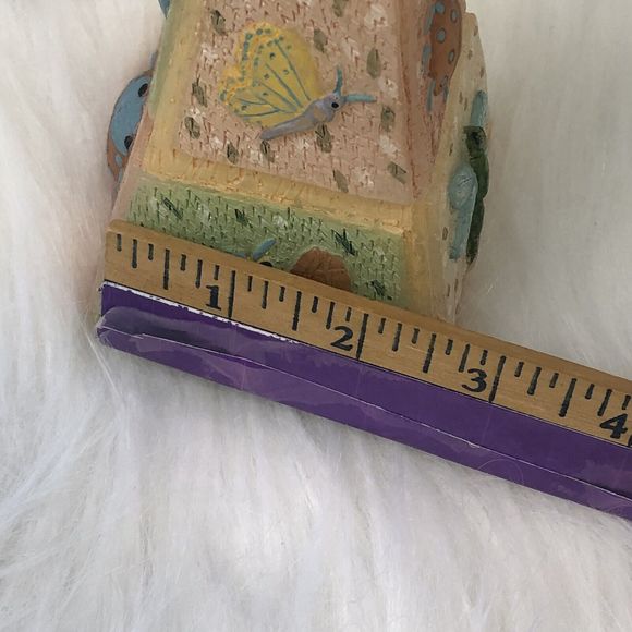 Vtg Green /Yellow /Brown Pyramid Drip Colored Candle(New, Not Used) - Picture 5 of 13